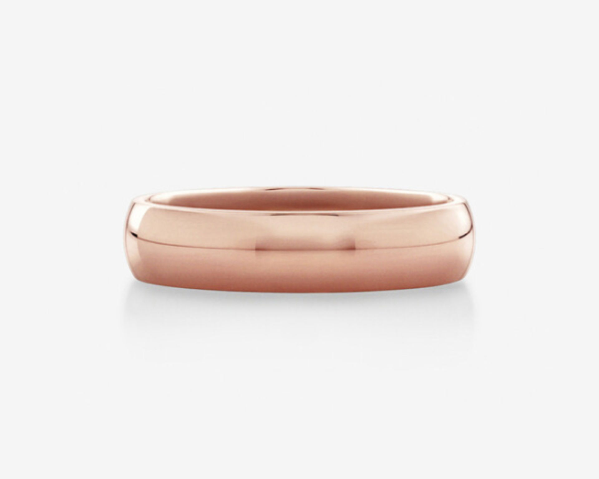 Rose Gold Men's Wedding Band