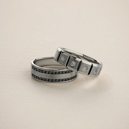Image  - Made for You - Ring Builder - 3UP - Mens